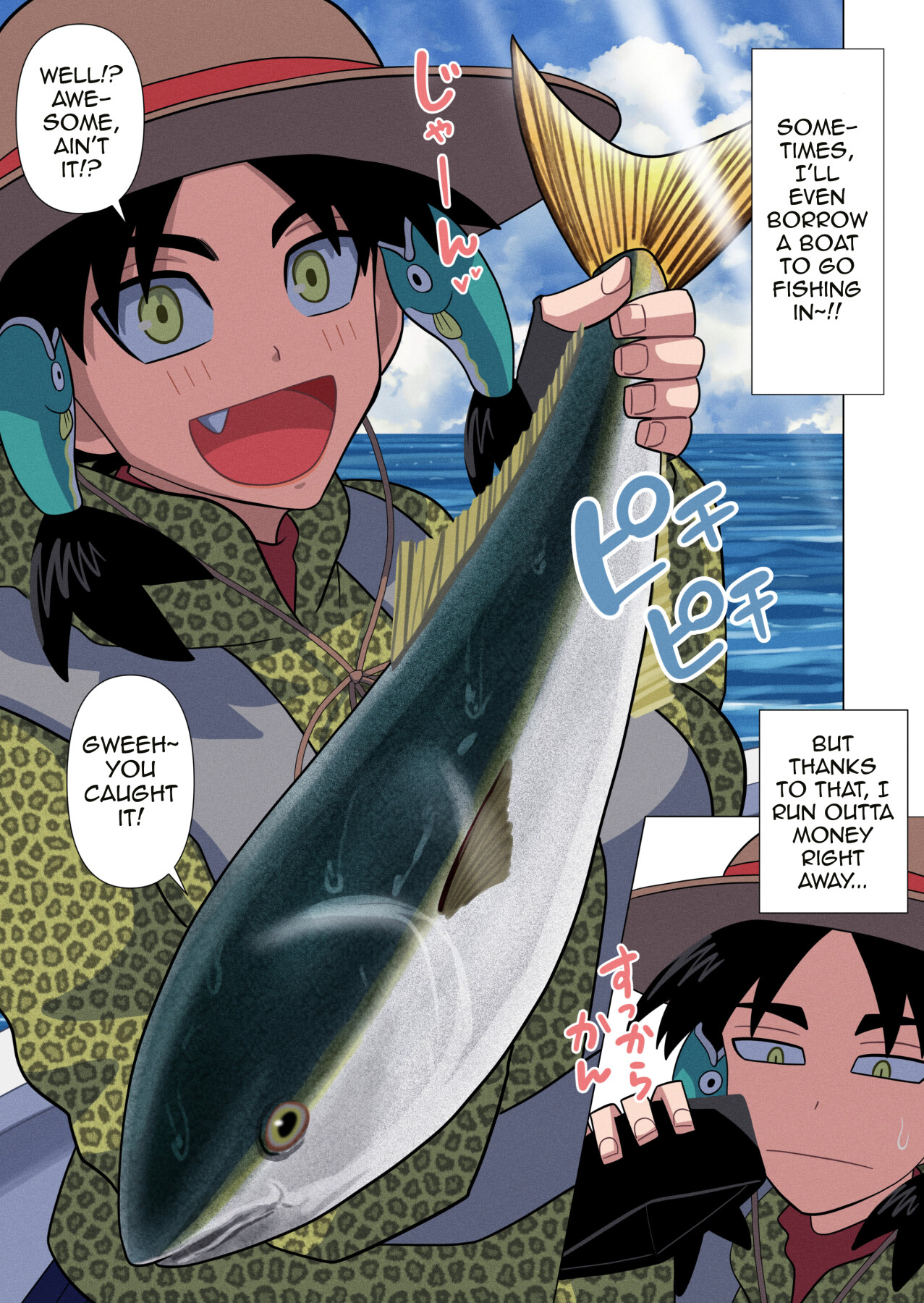 Hentai Manga Comic-Kansai Accented Fisherwoman - A Fishing Girl Making Lots of Money--Read-3